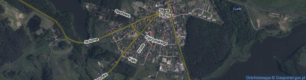 Zdjęcie satelitarne Kętrzyńskiego Wojciecha ul.